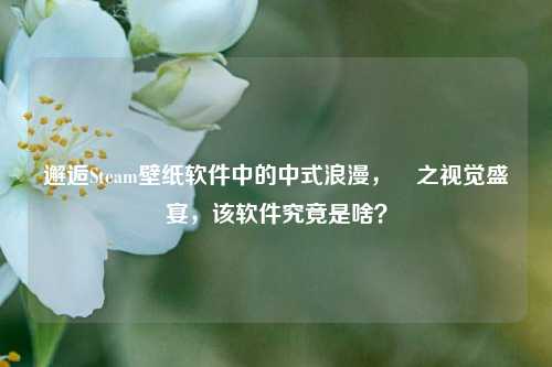 邂逅Steam壁纸软件中的中式浪漫，囍之视觉盛宴，该软件究竟是啥？