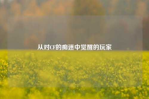 从对CF的痴迷中觉醒的玩家
