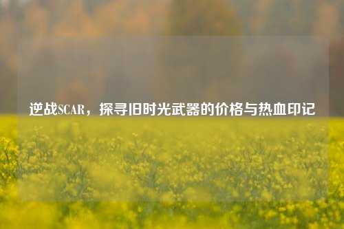 逆战SCAR，探寻旧时光武器的价格与热血印记
