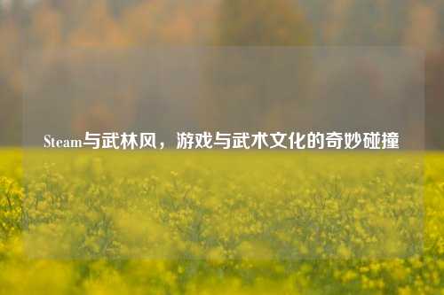 Steam与武林风，游戏与武术文化的奇妙碰撞