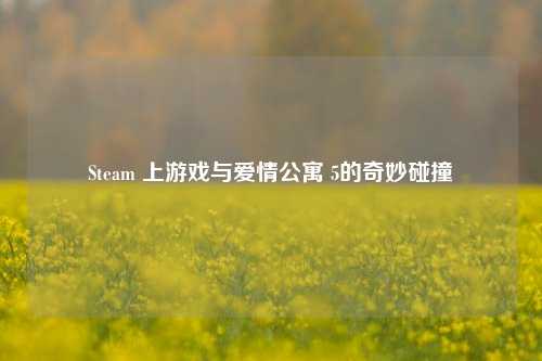 Steam 上游戏与爱情公寓 5的奇妙碰撞