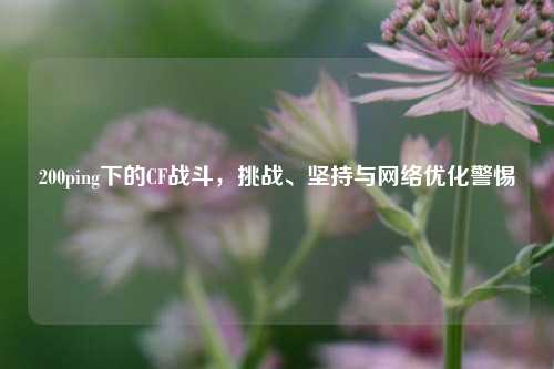 200ping下的CF战斗，挑战、坚持与网络优化警惕