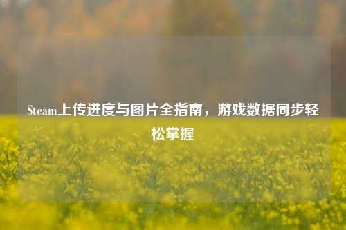 Steam上传进度与图片全指南，游戏数据同步轻松掌握