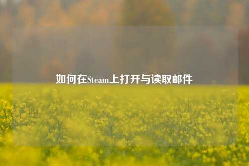 如何在Steam上打开与读取邮件