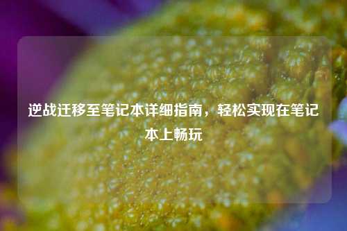 逆战迁移至笔记本详细指南，轻松实现在笔记本上畅玩