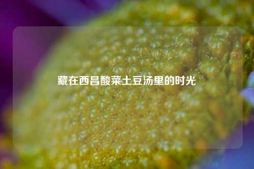 藏在西昌酸菜土豆汤里的时光