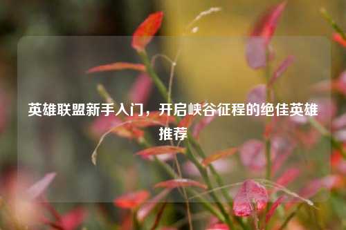 英雄联盟新手入门，开启峡谷征程的绝佳英雄推荐