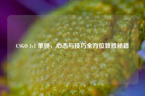 CSGO 1v1 单挑，心态与技巧全方位致胜秘籍
